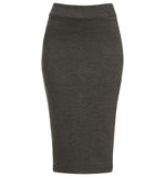 Women's Tapered Fit Stretch Ponte Pencil Skirt