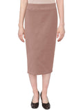 Women's Below The Knee Stretch Denim Pencil Skirt