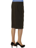 Women's Ponte Stretch Knit Layered Panel Skirt