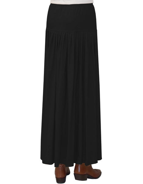 Women\'s Original Black Slinky Knit BIZ Style Ankle Length Long Skirt –  Baby\'O Clothing