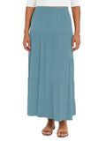 Women's Tiered Boho Midi Skirt
