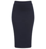 Women's Tapered Fit Stretch Ponte Pencil Skirt