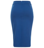 Women's Tapered Fit Stretch Ponte Pencil Skirt