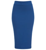 Women's Tapered Fit Stretch Ponte Pencil Skirt