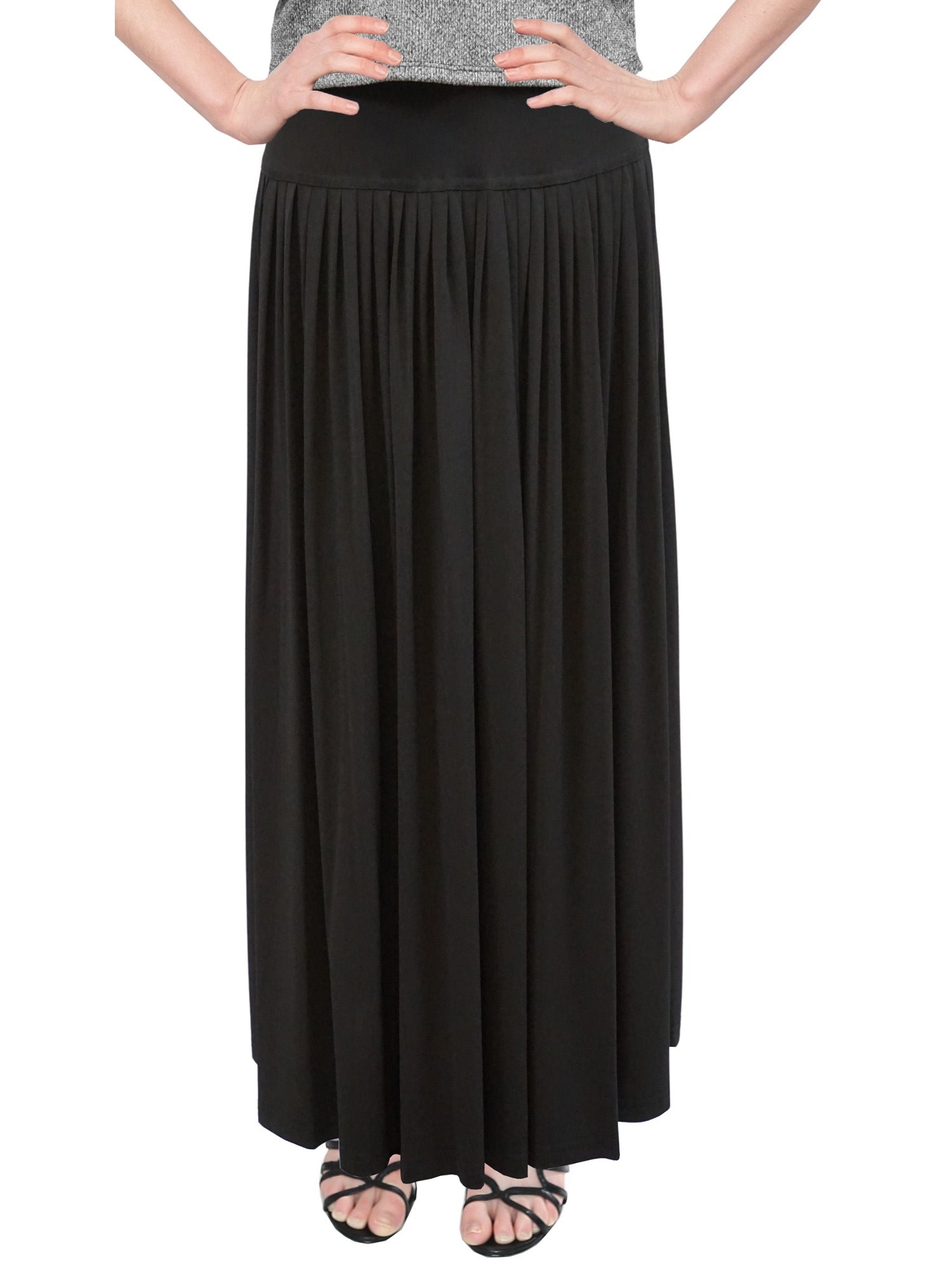 スカート OPEN YY_TheOpen Product STRAPLAYERED MAXI SKIRT (BLACK) B91xZ Womens Skirt Casual Slit Wrap Asymmetrical Elastic