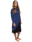 Women's Layered Asymmetrical Midi Dress