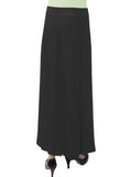 Women's 4" Wide Box Pleated Ankle Length Long Maxi Skirt
