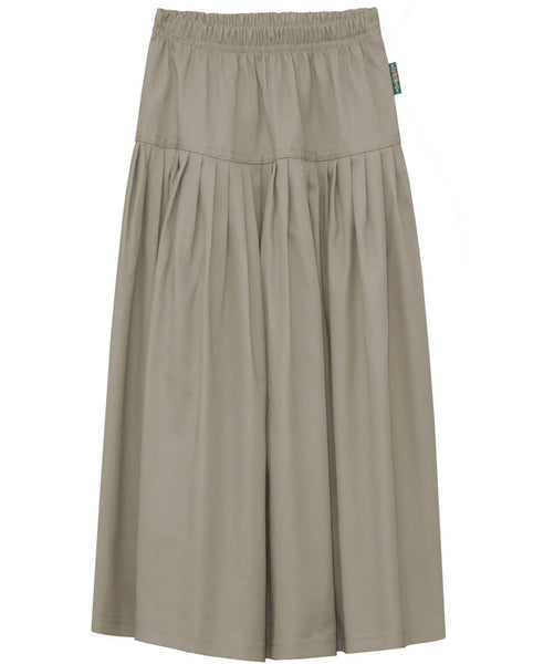 Girl's Original BIZ Style Long Cotton Twill Skirt