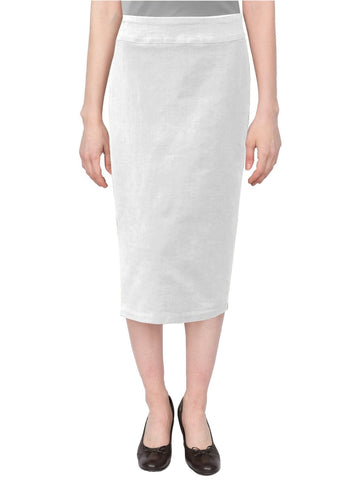 Girl's 4 Tiered Lightweight Denim Mid-Calf Skirt