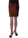Women's Tie Dye Stretch Denim Skirt