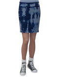 Women's Tie Dye Stretch Denim Skirt