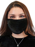 Baby O Velvet Women's Face Mask Covering Washable Reusable Elegent Dress Made In The USA