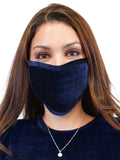 Baby O Velvet Women's Face Mask Covering Washable Reusable Elegent Dress Made In The USA