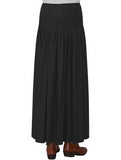 Women's Original BIZ Style Ankle Length Long Cotton Twill Skirt