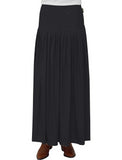 Women's Original BIZ Style Ankle Length Long Cotton Twill Skirt