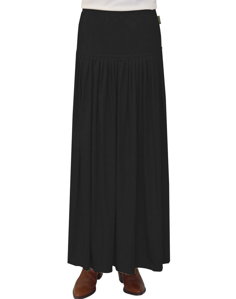 Women's Original Black Slinky Knit BIZ Style Ankle Length Long Skirt –  Baby'O Clothing