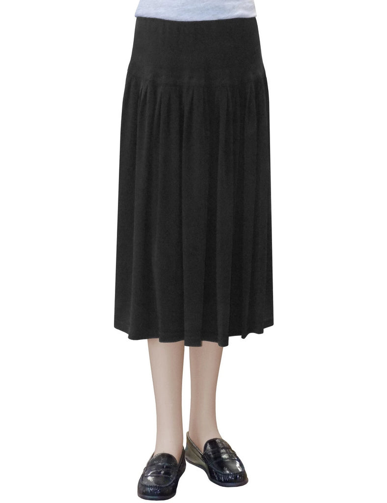 Womens knee length deals knit skirts