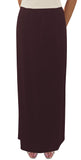 Women's Basic Modest 37" Ankle Length Long Stretch Knit Straight Skirt