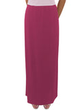 Women's Basic Modest 37" Ankle Length Long Stretch Knit Straight Skirt