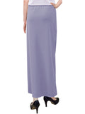 Women's Basic Modest 37" Ankle Length Long Stretch Knit Straight Skirt