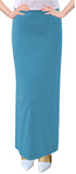 Women's Basic Modest 37" Ankle Length Long Stretch Knit Straight Skirt