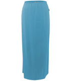 Women's Basic Modest 37" Ankle Length Long Stretch Knit Straight Skirt