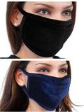 Baby O Velvet Women's Face Mask Covering Washable Reusable Elegent Dress Made In The USA